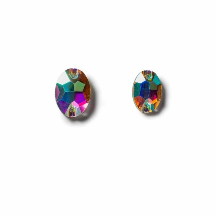 Oval crystal ab aaa cosidas dos