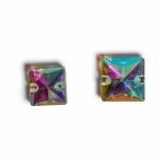 Square crystal ab aaa cosidas tamaños