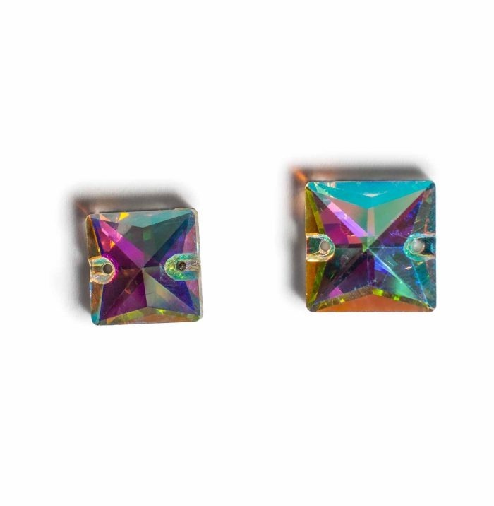 Square crystal ab aaa cosidas tamaños