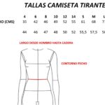 TABLA MEDIDAS camiseta