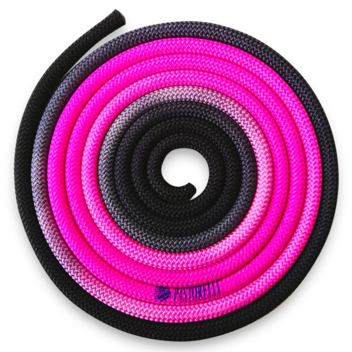 CUERDA PASTORELLI MULTICOLOR rosa y negro
