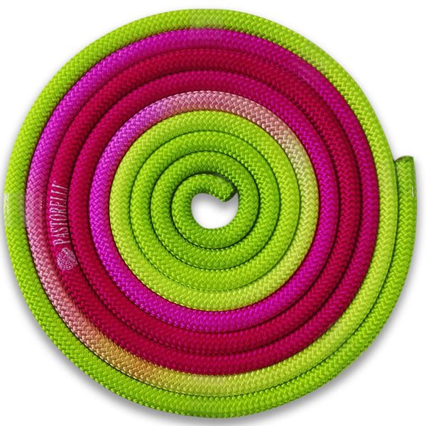 CUERDA PASTORELLI MULTICOLOR rosa y verde