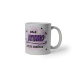 taza gimnasia rítmica morado