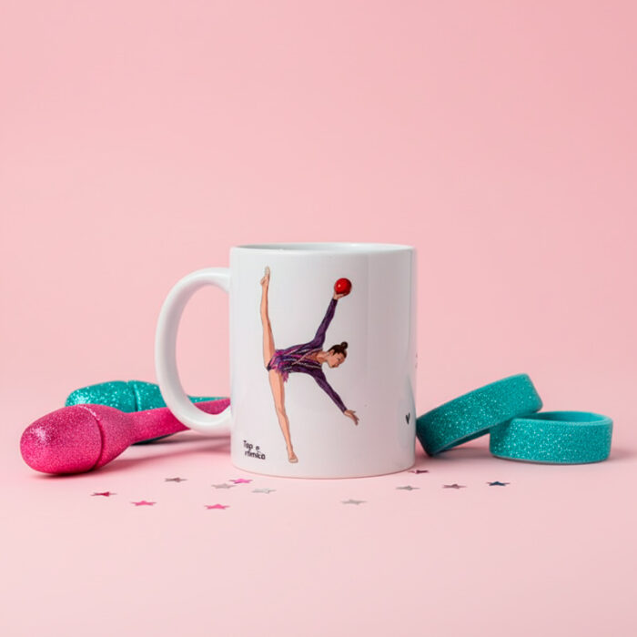 taza gimnasia rítmica gimnasta